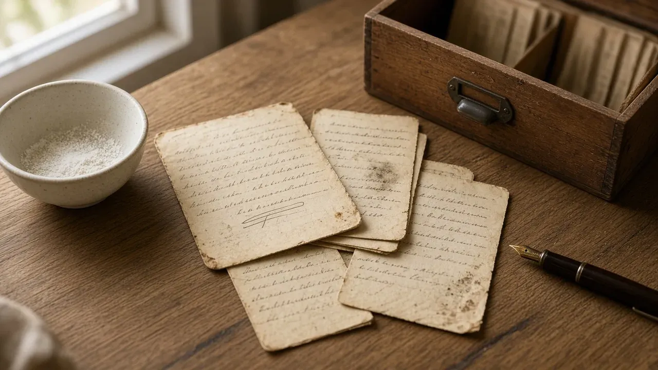 How to Digitize Handwritten Recipe Cards Without Losing Them